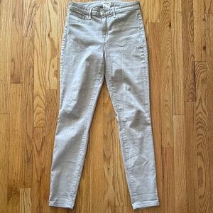 L’Agence sz 28 Taupe Skinny Gray High-Waisted Jeans good condition